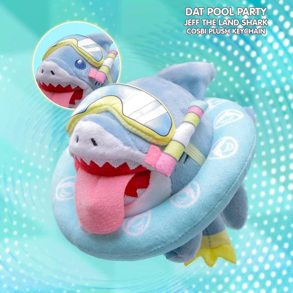 Marvel Jeff the Land Shark Cosbi Plush Keychain Blind Box
