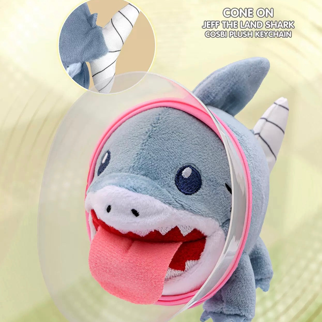 Marvel Jeff the Land Shark Cosbi Plush Keychain Blind Box