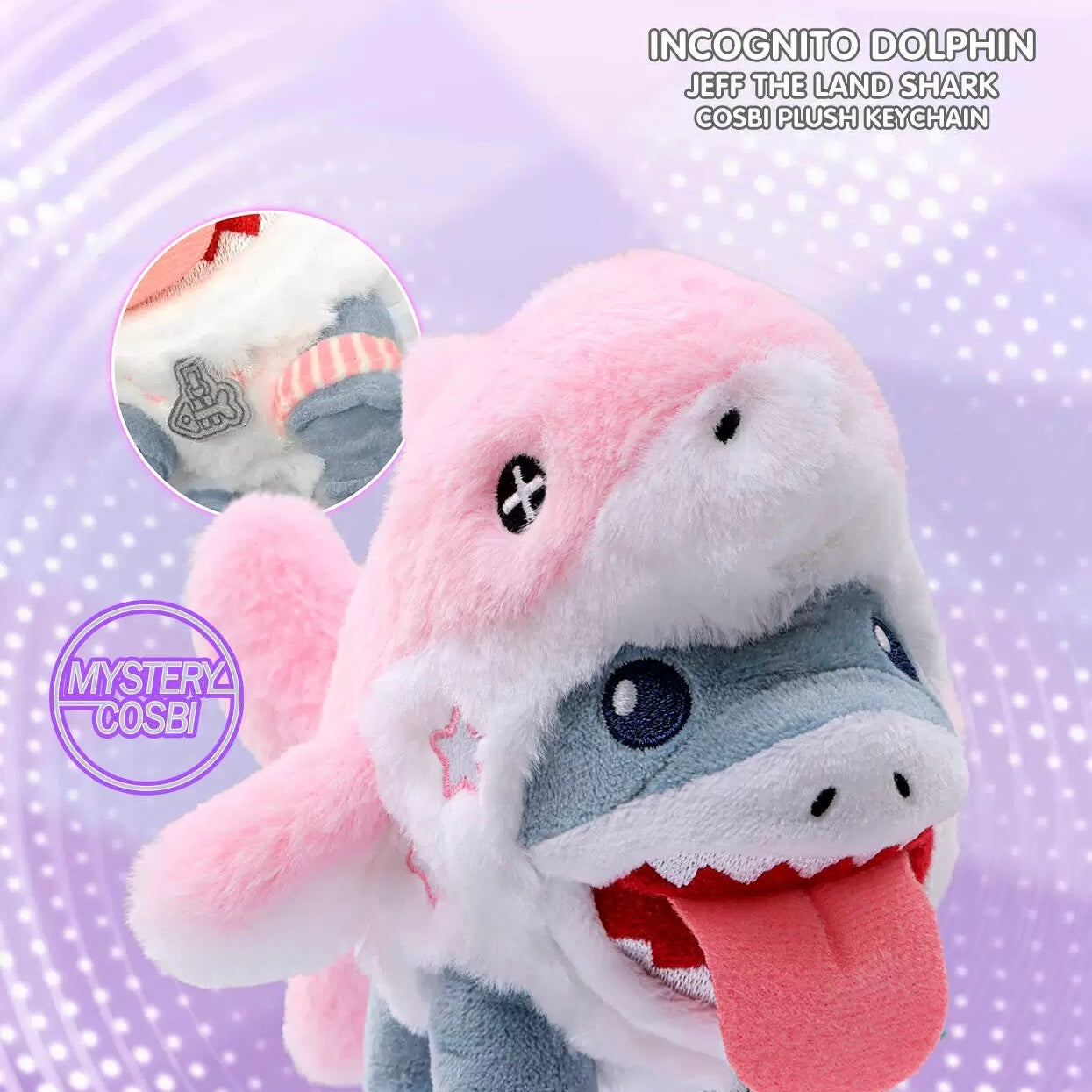 Marvel Jeff the Land Shark Cosbi Plush Keychain Blind Box