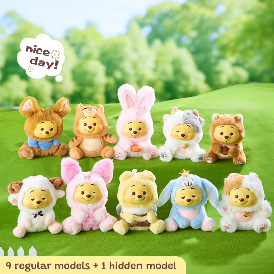 MINISO Winnie the Pooh Playful Party Vinyl Plush Blind Box