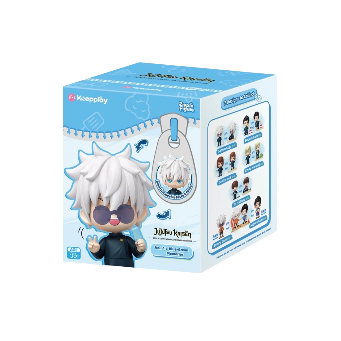Keepplay - Jujutsu Kaisen S2 Zipper Figure Blue Memories Series Vol.1