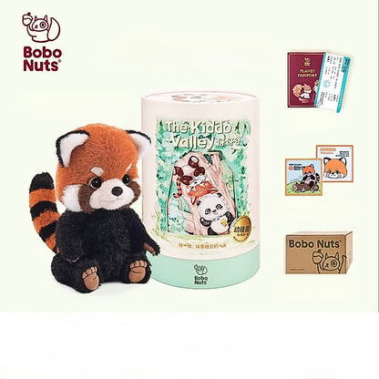 Bobo Nuts Jellybean Red Panda The Kiddo Valley Series Plush Toy