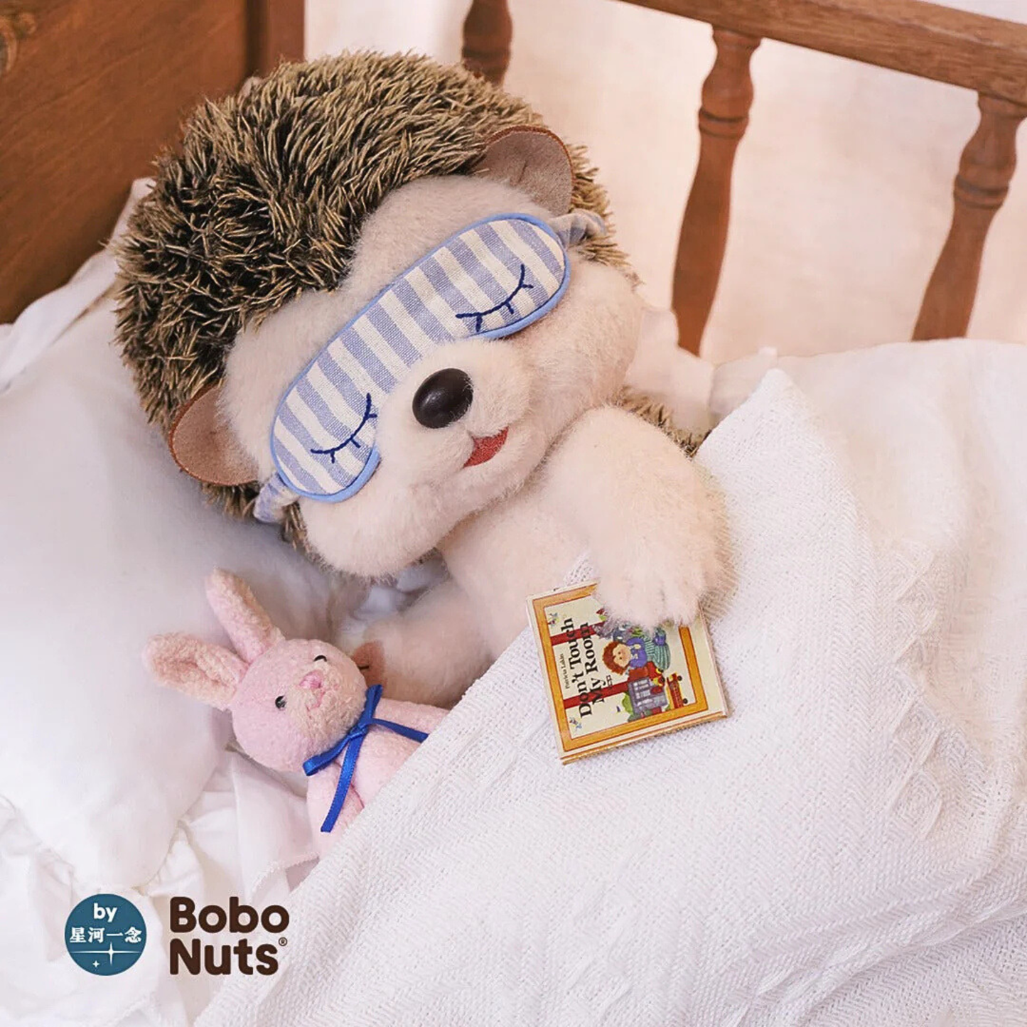 Bobo Nuts Motty Hedgehog The Good Night Town Series Plush Toy