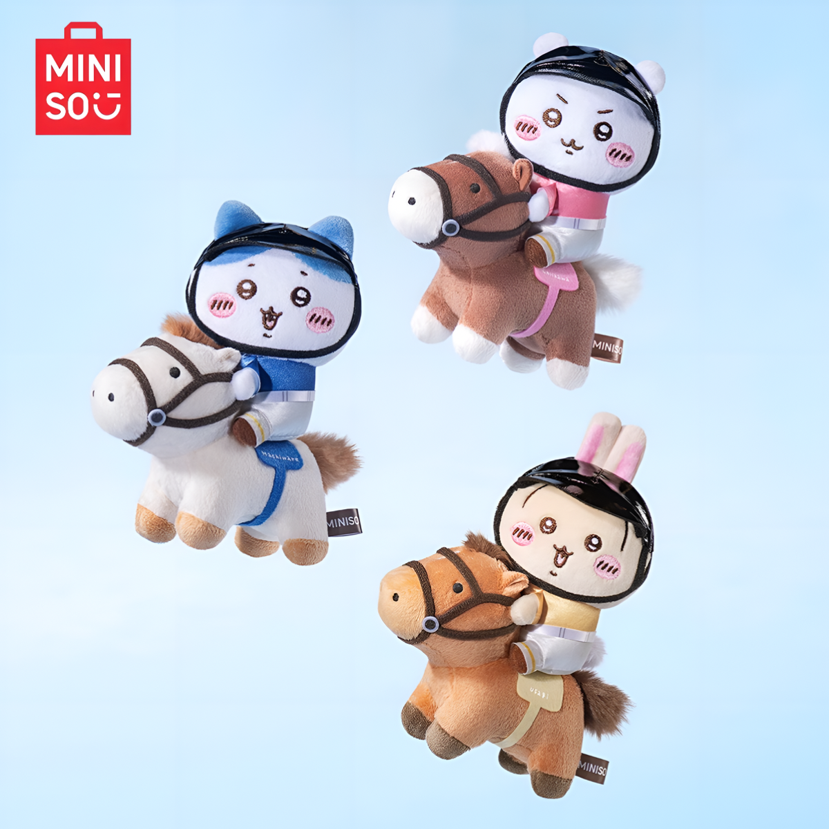 Chiikawa x MINISO Equestrian Series Plush Charm