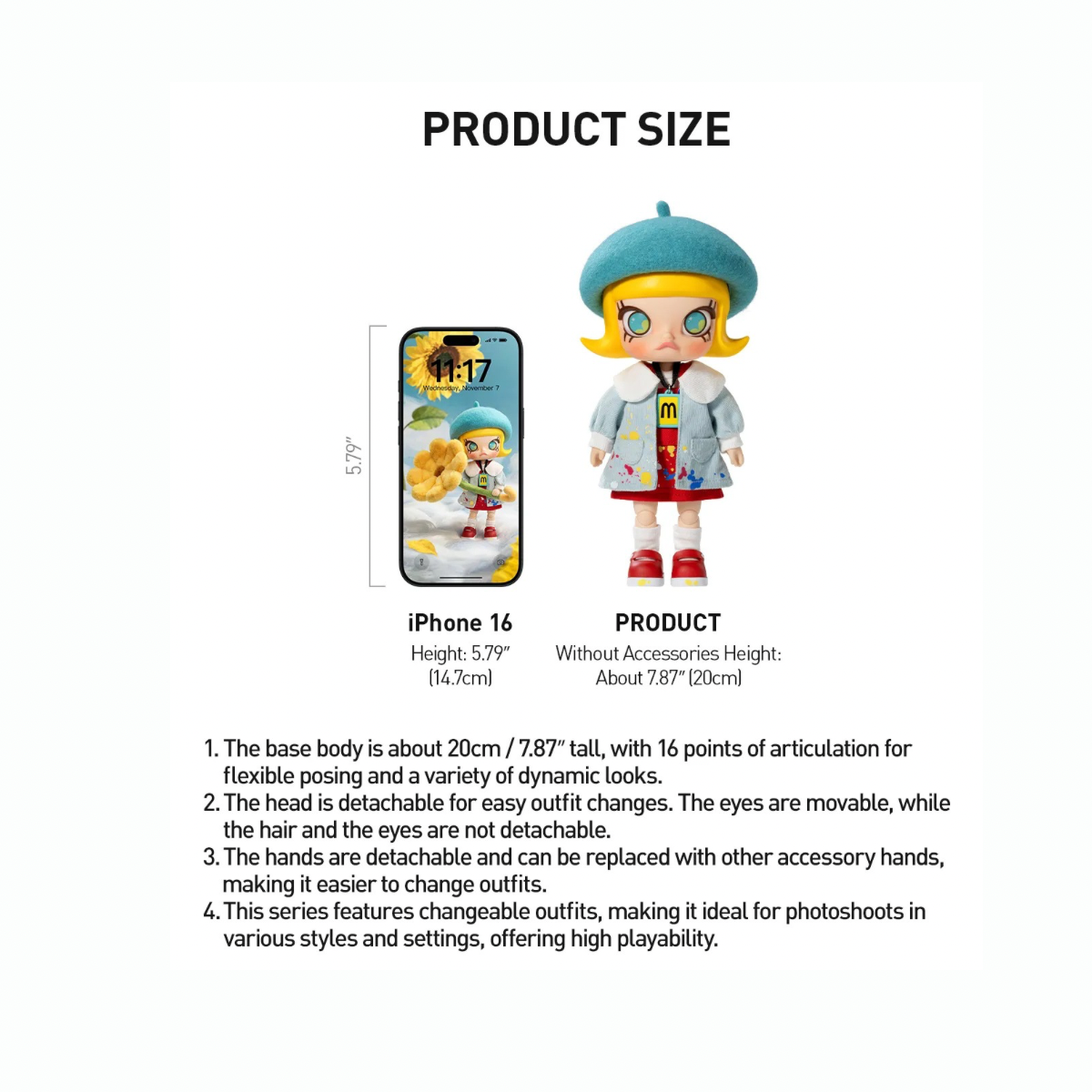 MOLLY 20th Anniversary Series 1/8 Action Figure