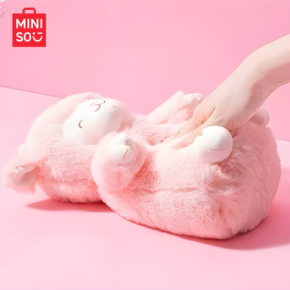 MINISO Sakura Sheep Sitting Plush Doll