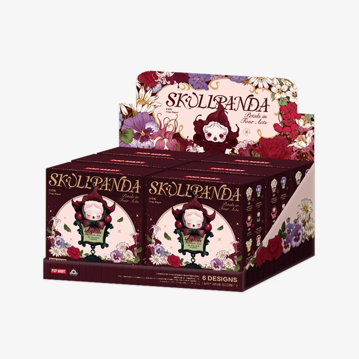 SKULLPANDA Petals in Four Acts Series Fridge Magnet
