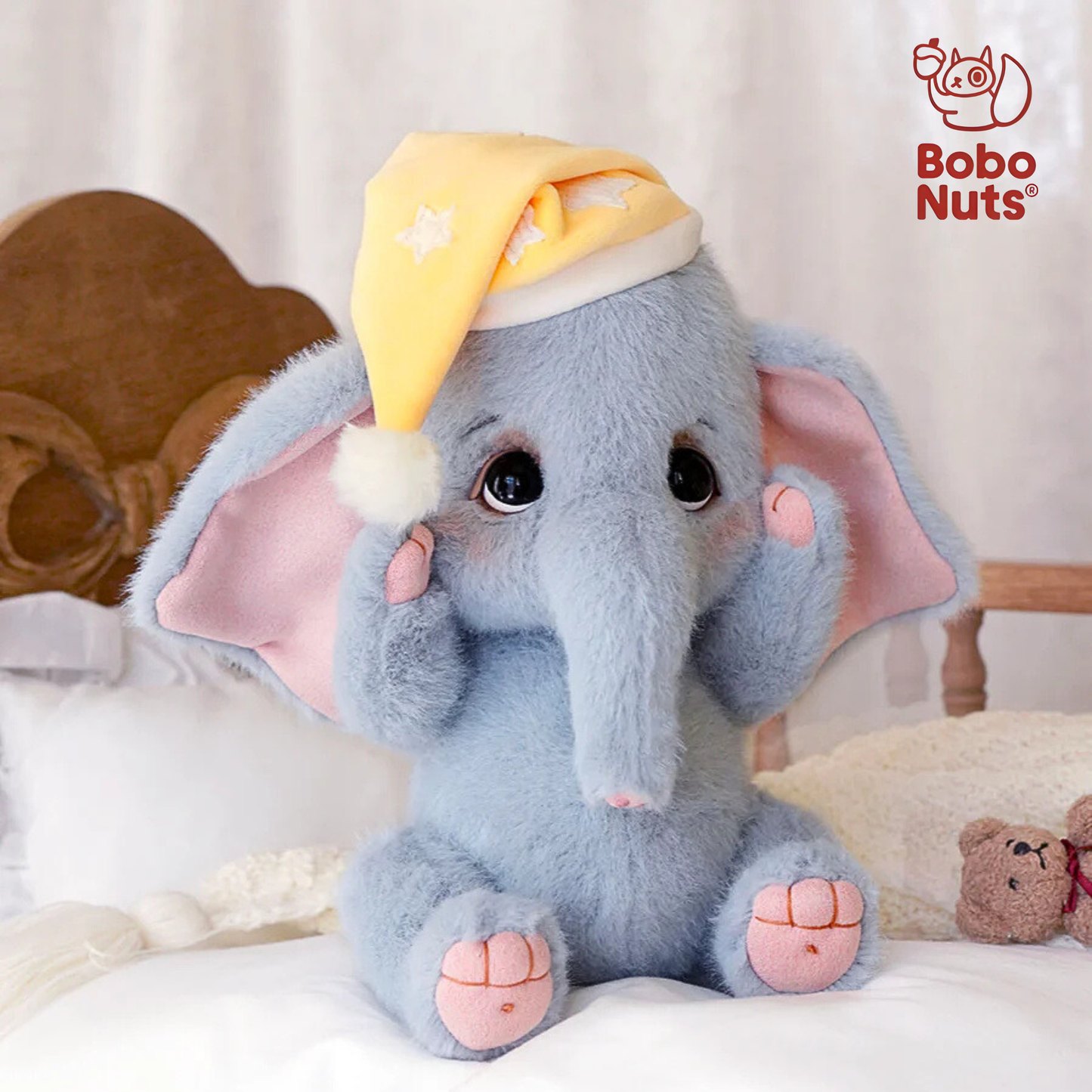 Bobo Nuts Rubii Elephant The Good Night Town Series Plush Toy
