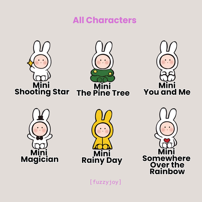 Teeny Mini Anthony Rabbit - 20th Anniversary Artist Series Mini Bean Figures
