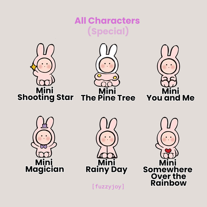 Teeny Mini Anthony Rabbit - 20th Anniversary Artist Series Mini Bean Figures