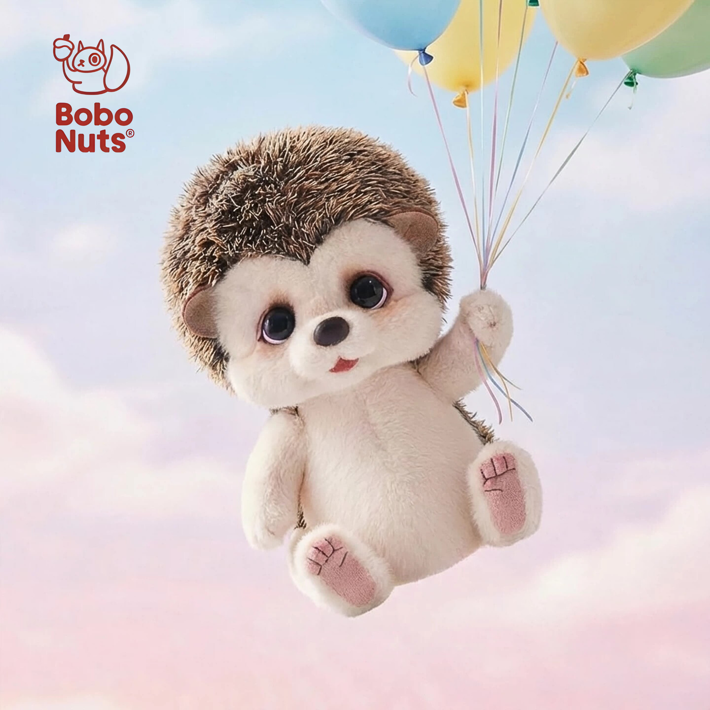 Bobo Nuts Motty Hedgehog The Good Night Town Series Plush Toy