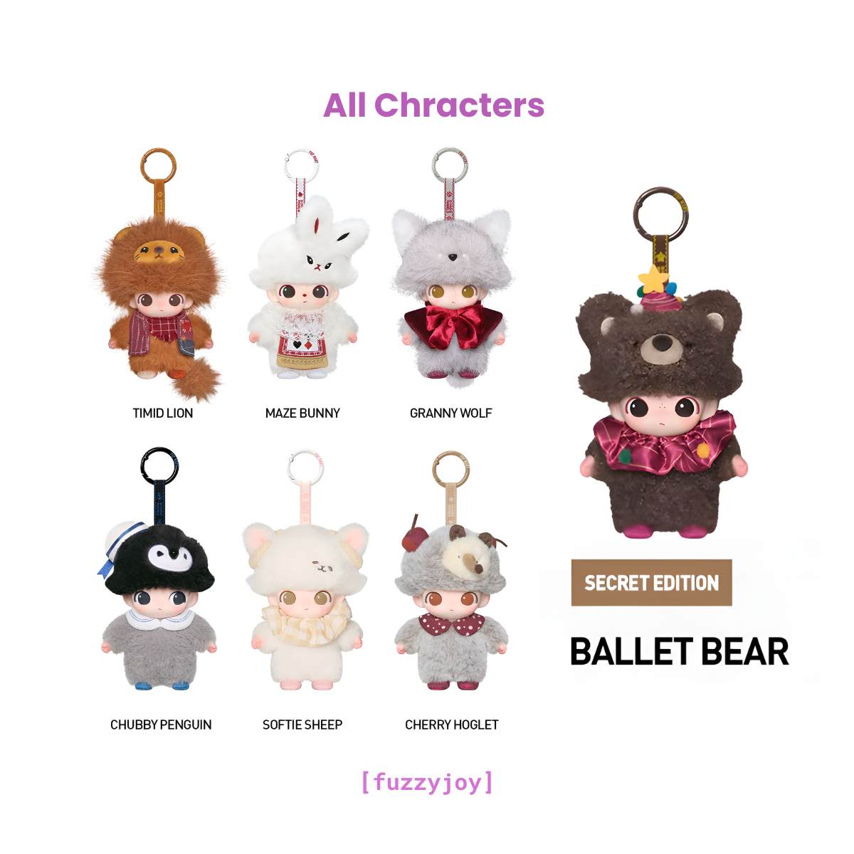 DIMOO The Secret Theatre Club Series - Vinyl Plush Pendant Blind Box