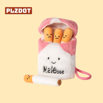 PLZDOT Malebee Laigen Huazi Creative Cigarette Pendant Plush