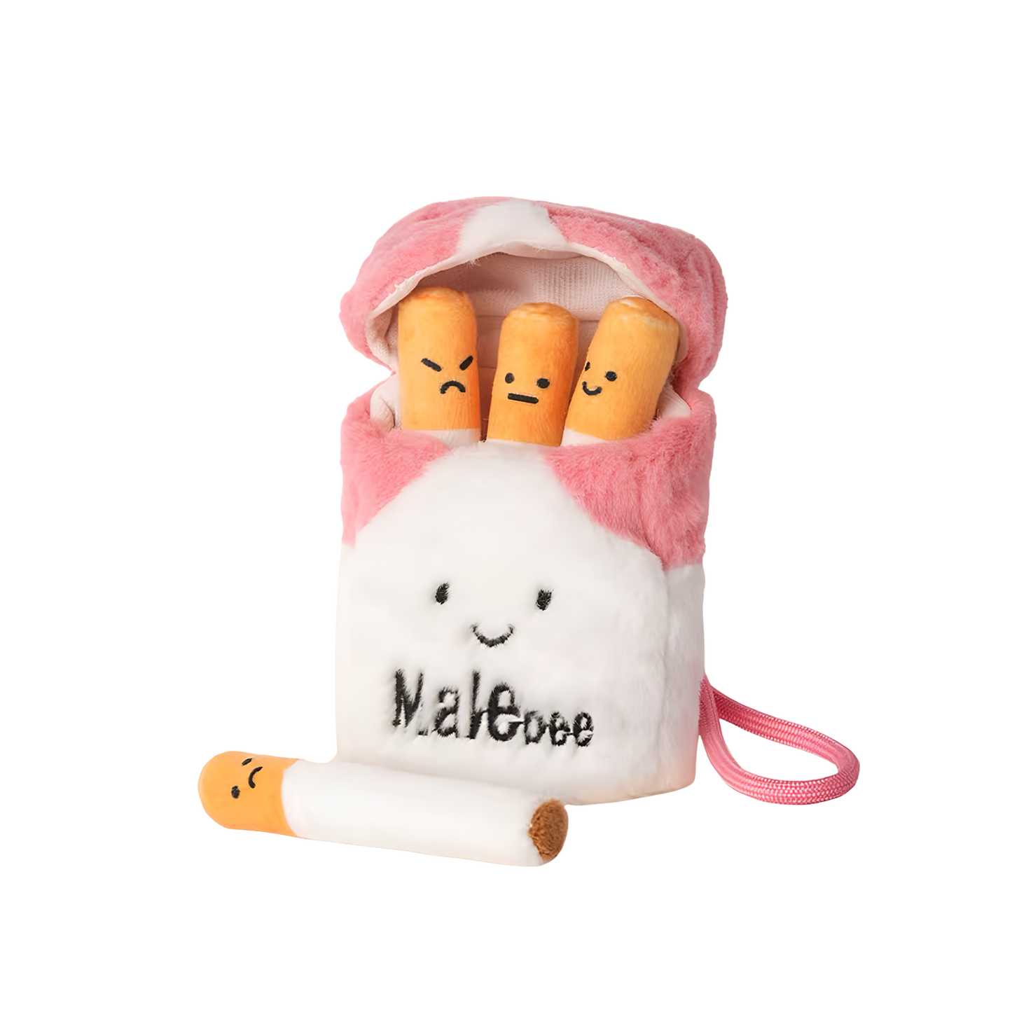 PLZDOT Malebee Laigen Huazi Creative Cigarette Pendant Plush