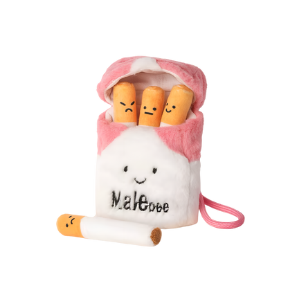 PLZDOT Malebee Laigen Huazi Creative Cigarette Pendant Plush