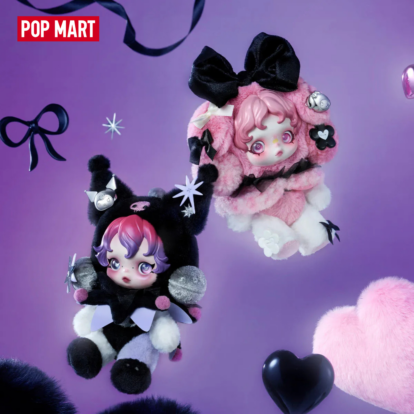 SKULLPANDA × KUROMI Plush