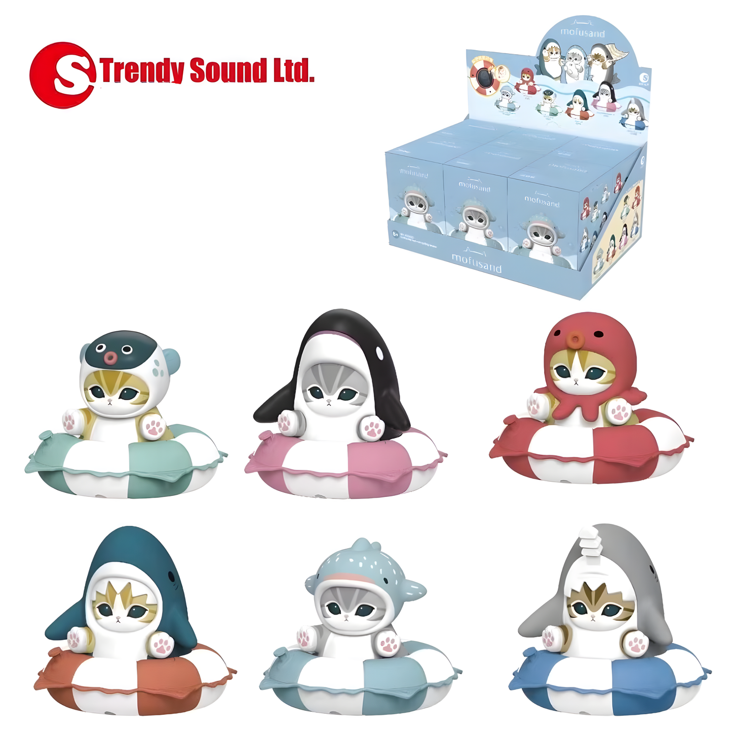Mofusand Swimming Ring Series Figure Blind Box