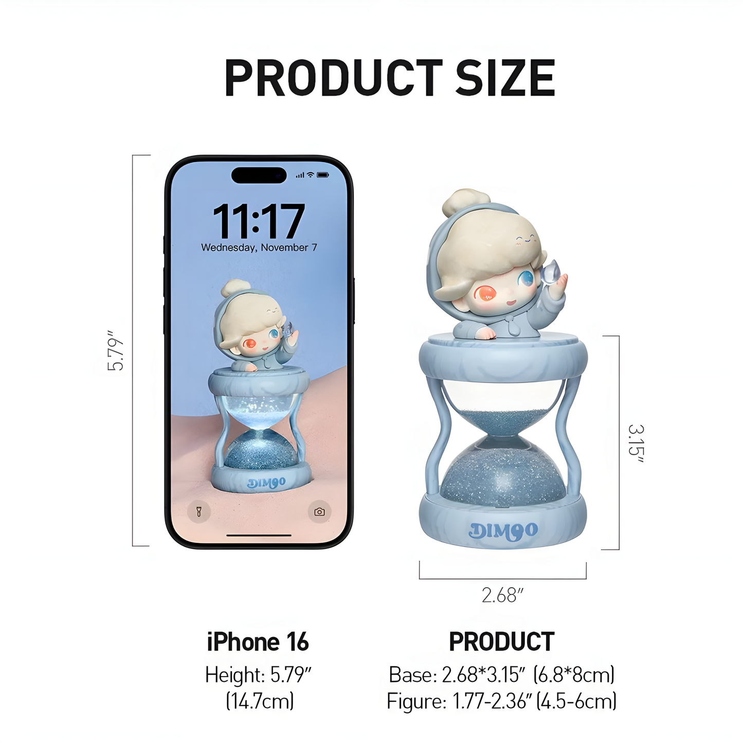 DIMOO Memories We Hold Series-Glowing Hourglass Crystal Ball Blind Box