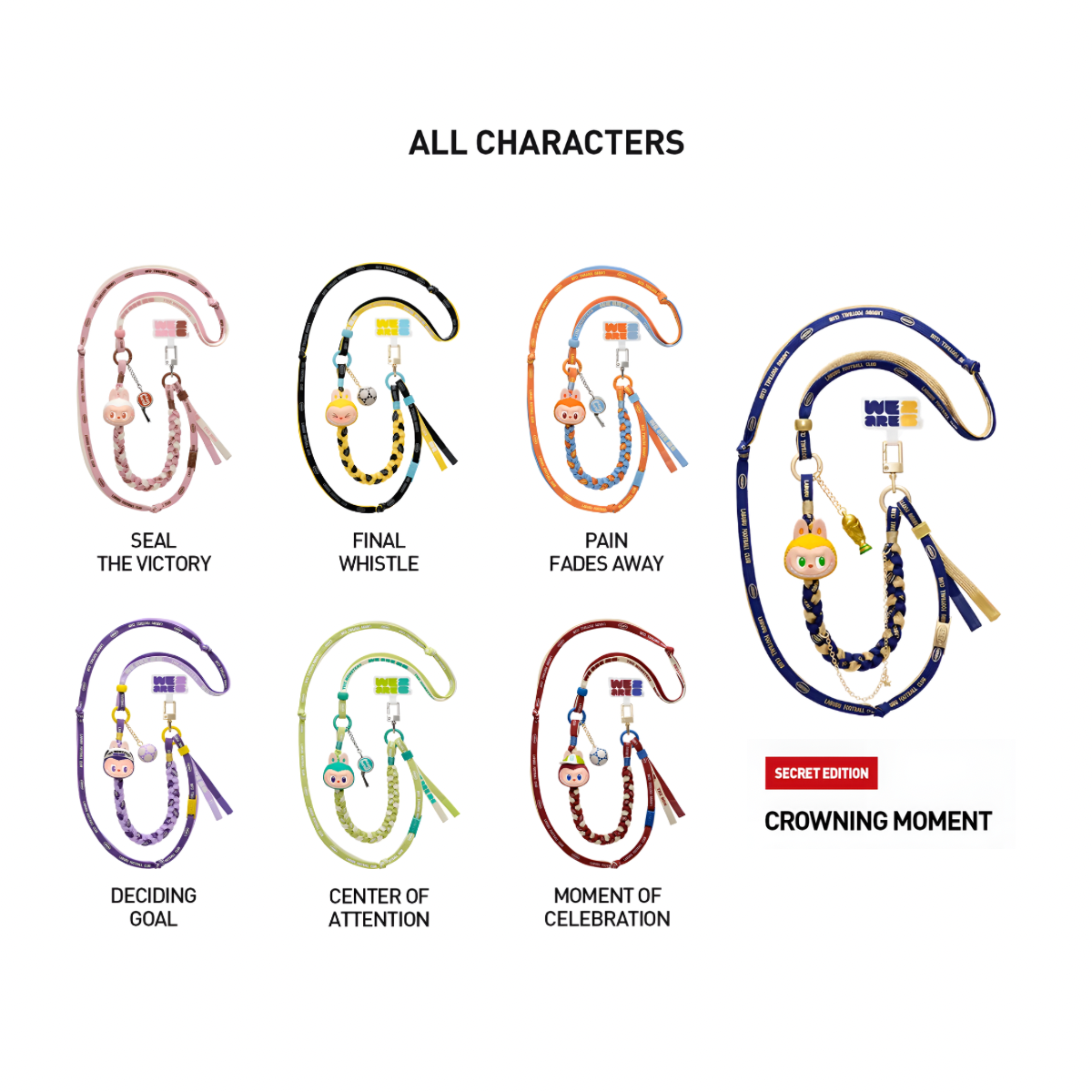 THE MONSTERS × FIFA SERIES-Long Lanyard Blind Box