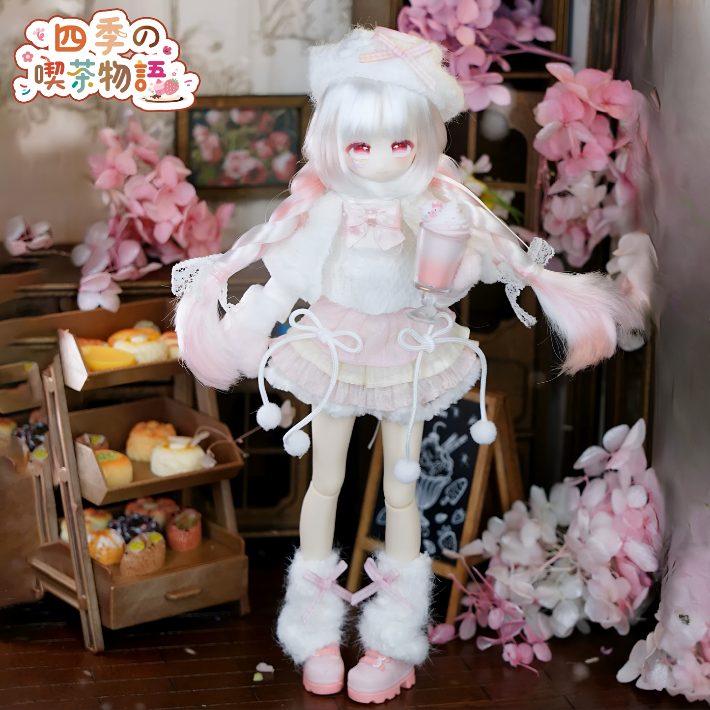 Momotale Four Seasons Tea House Story Series 1/8 Action Figure BJD Blind Box