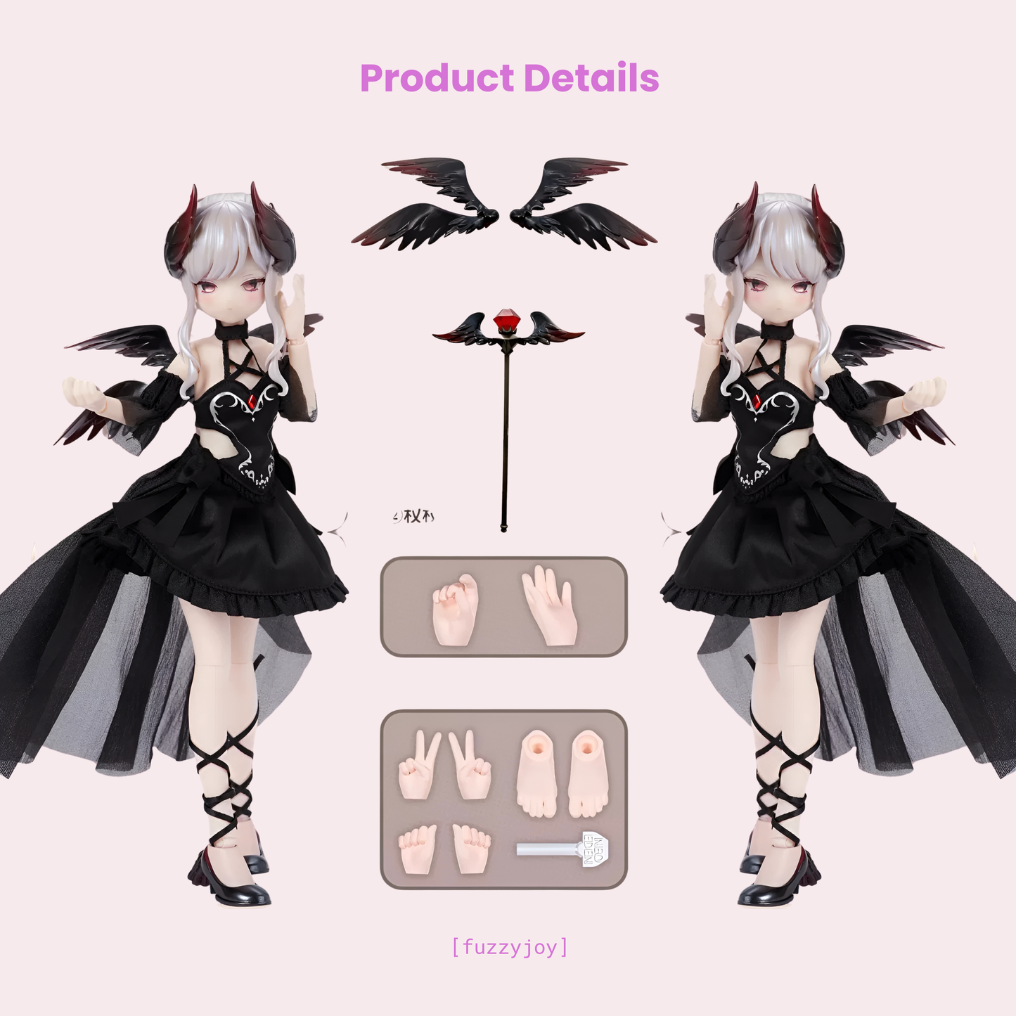 NEO EDEN TOYS Light Nightmare Twins Series MJD Action Figure Blind Box