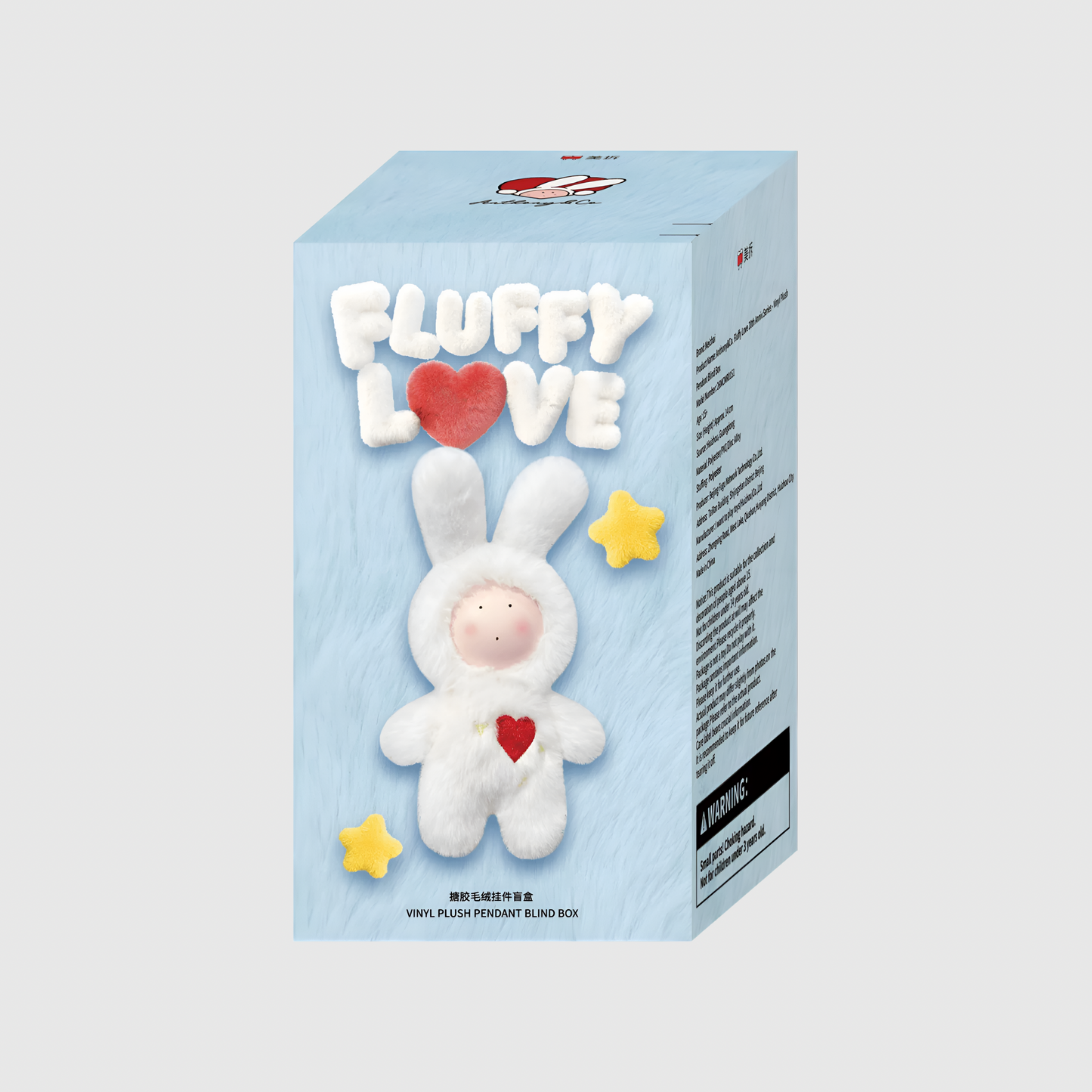 Anthony Fuji Rabbit 20th Anniversary Fluffy Love Series Plush Keychain Blind Box