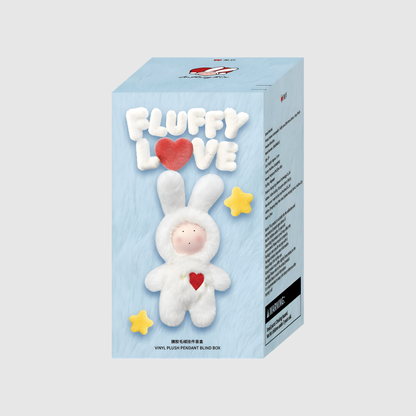 Anthony Fuji Rabbit 20th Anniversary Fluffy Love Series Plush Keychain Blind Box
