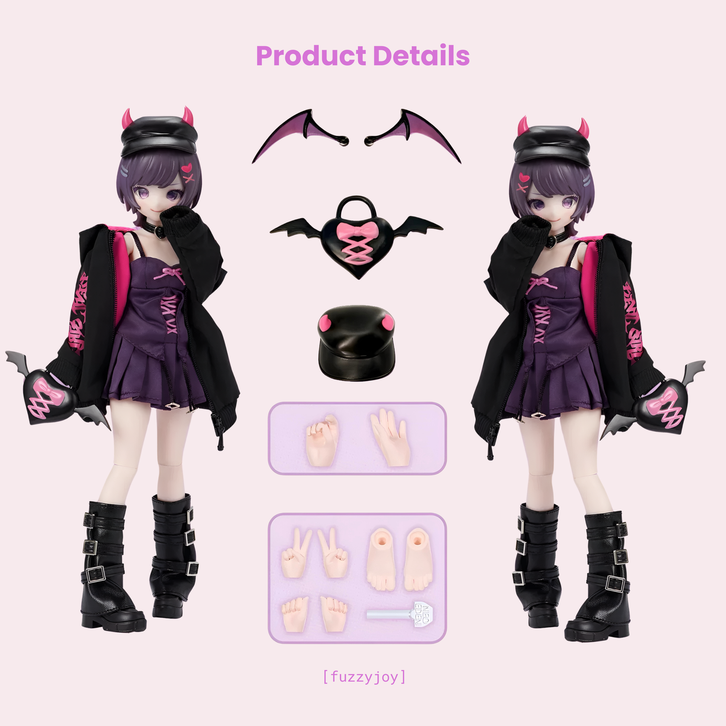 NEO EDEN TOYS Light Nightmare Twins Series MJD Action Figure Blind Box