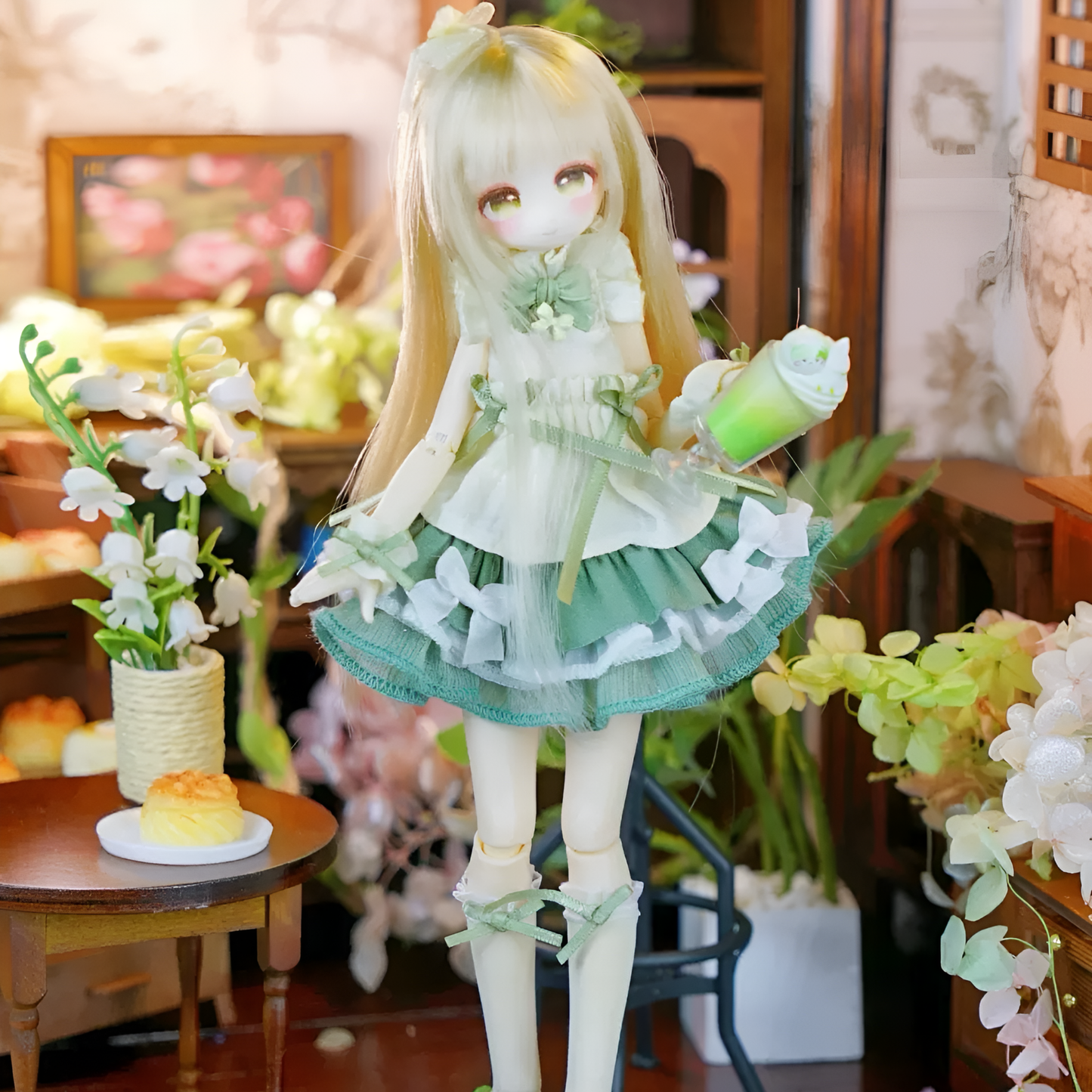 Momotale Four Seasons Tea House Story Series 1/8 Action Figure BJD Blind Box