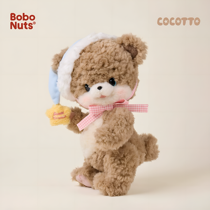 Bobo Nuts COCOTTO Kumaro Bear Sweet Dream series Chocolate Milk Edition Plush Toy