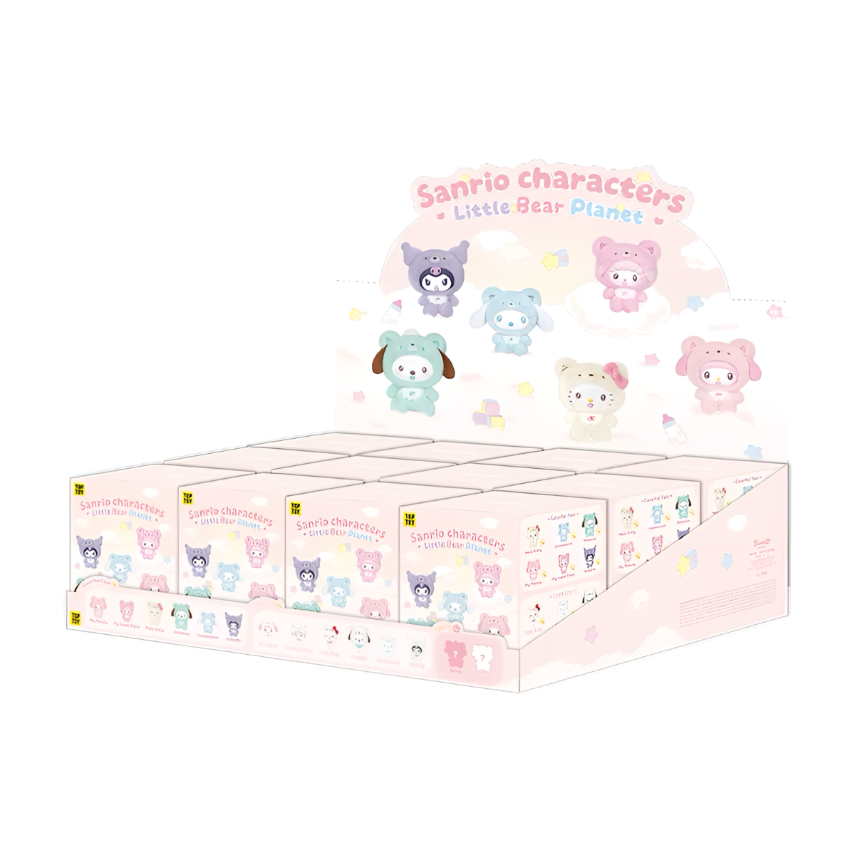 Sanrio Characters Little Bear Planet Series Vinyl Plush Pendant Blind Box