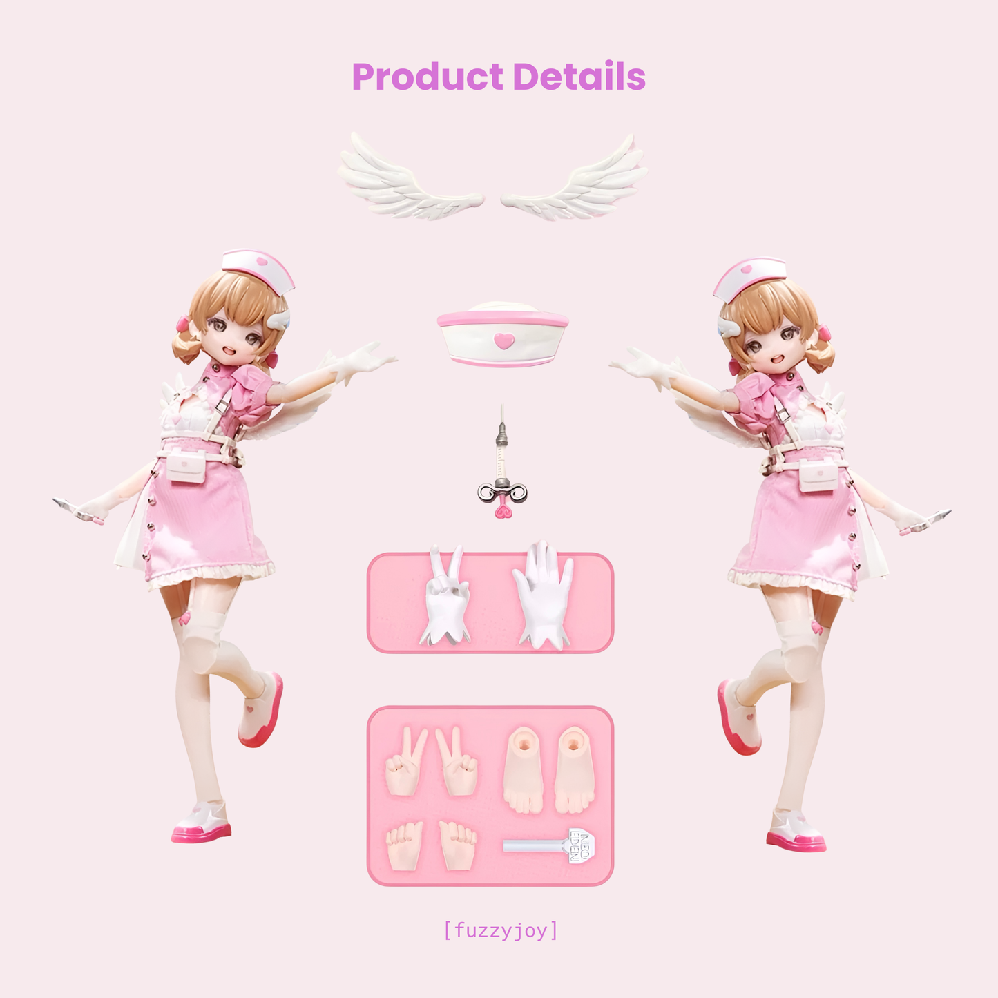 NEO EDEN TOYS Light Nightmare Twins Series MJD Action Figure Blind Box