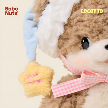 Bobo Nuts COCOTTO Kumaro Bear Sweet Dream series Chocolate Milk Edition Plush Toy
