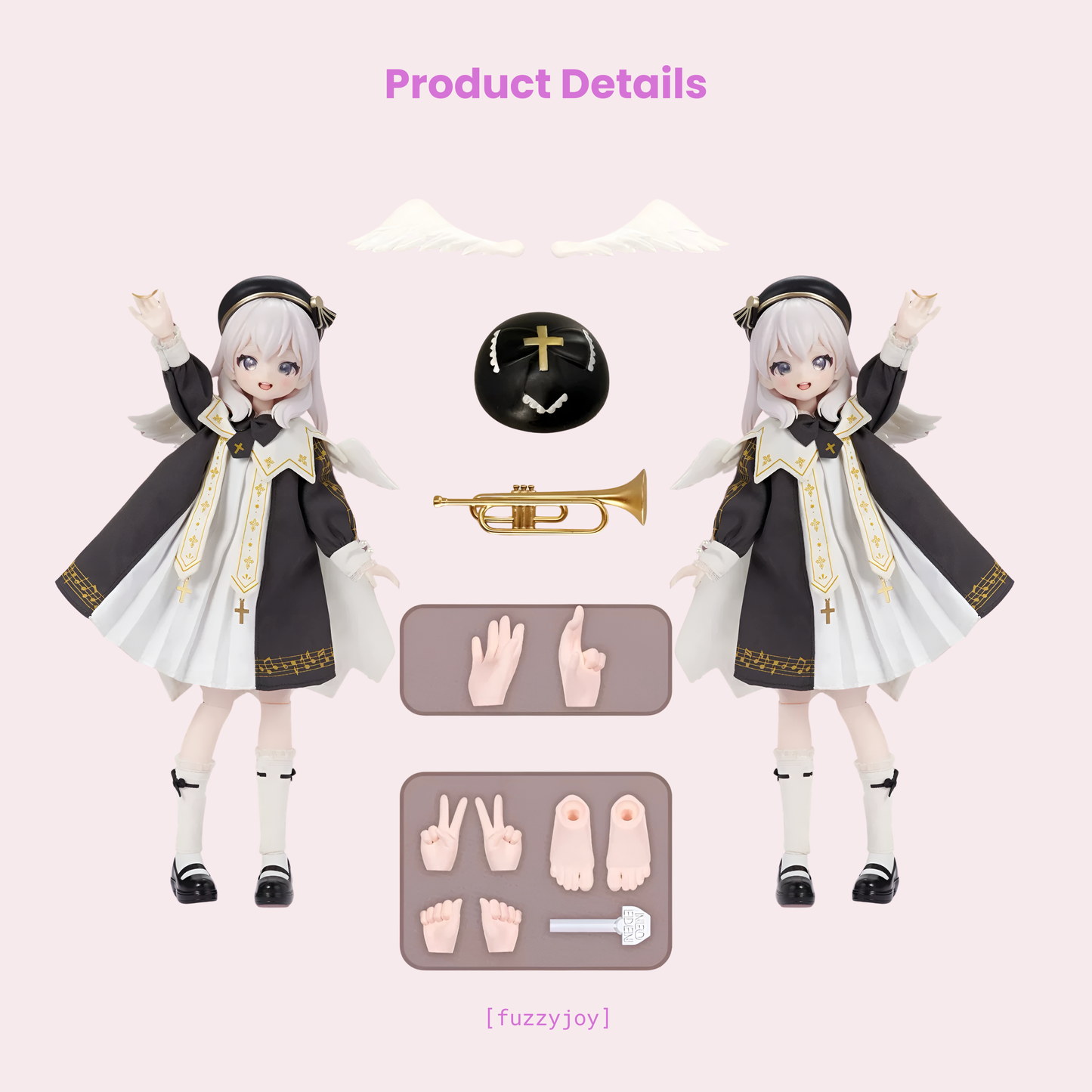 NEO EDEN TOYS Light Nightmare Twins Series MJD Action Figure Blind Box