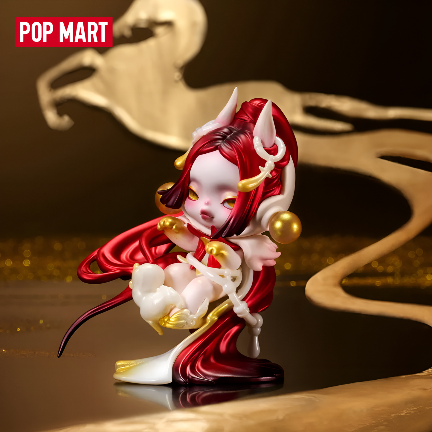 SKULLPANDA Celestial Horse Figure