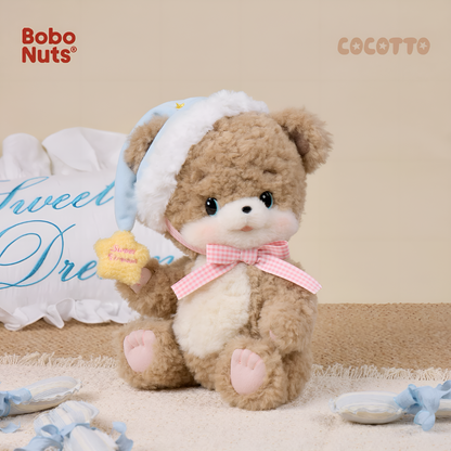 Bobo Nuts COCOTTO Kumaro Bear Sweet Dream series Chocolate Milk Edition Plush Toy