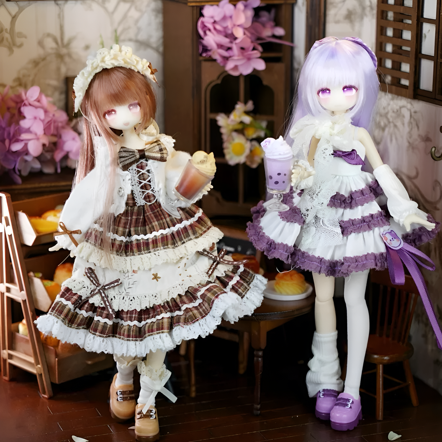 Momotale Four Seasons Tea House Story Series 1/8 Action Figure BJD Blind Box
