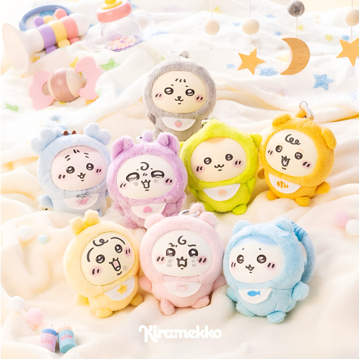 Kiramekko Chiikawa Baby Series Vinyl Plush Pendant [ships May 2026]