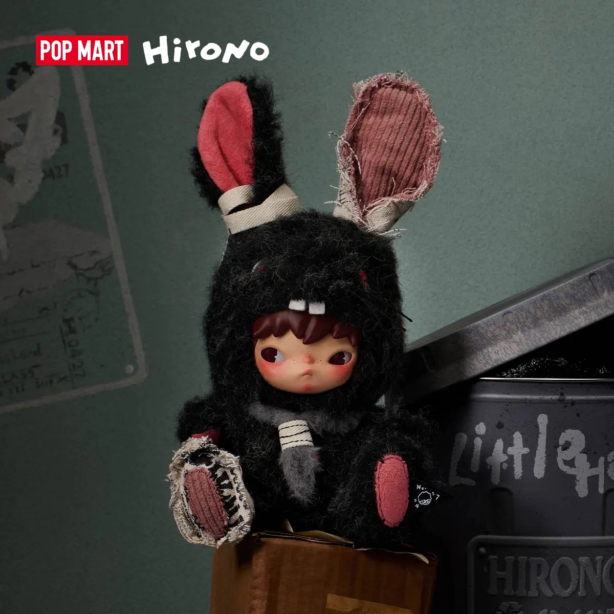 Hirono Little Hare Plush Doll Pendant