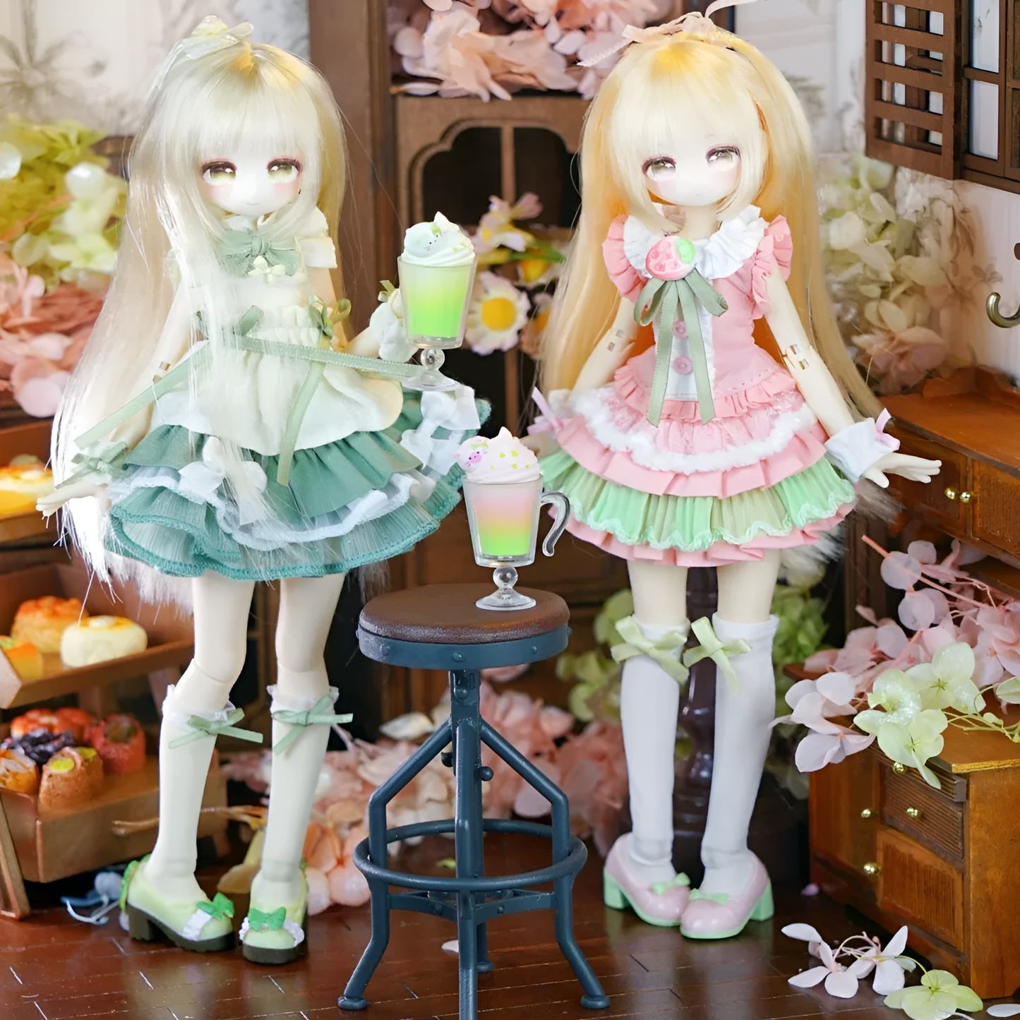 Momotale Four Seasons Tea House Story Series 1/8 Action Figure BJD Blind Box
