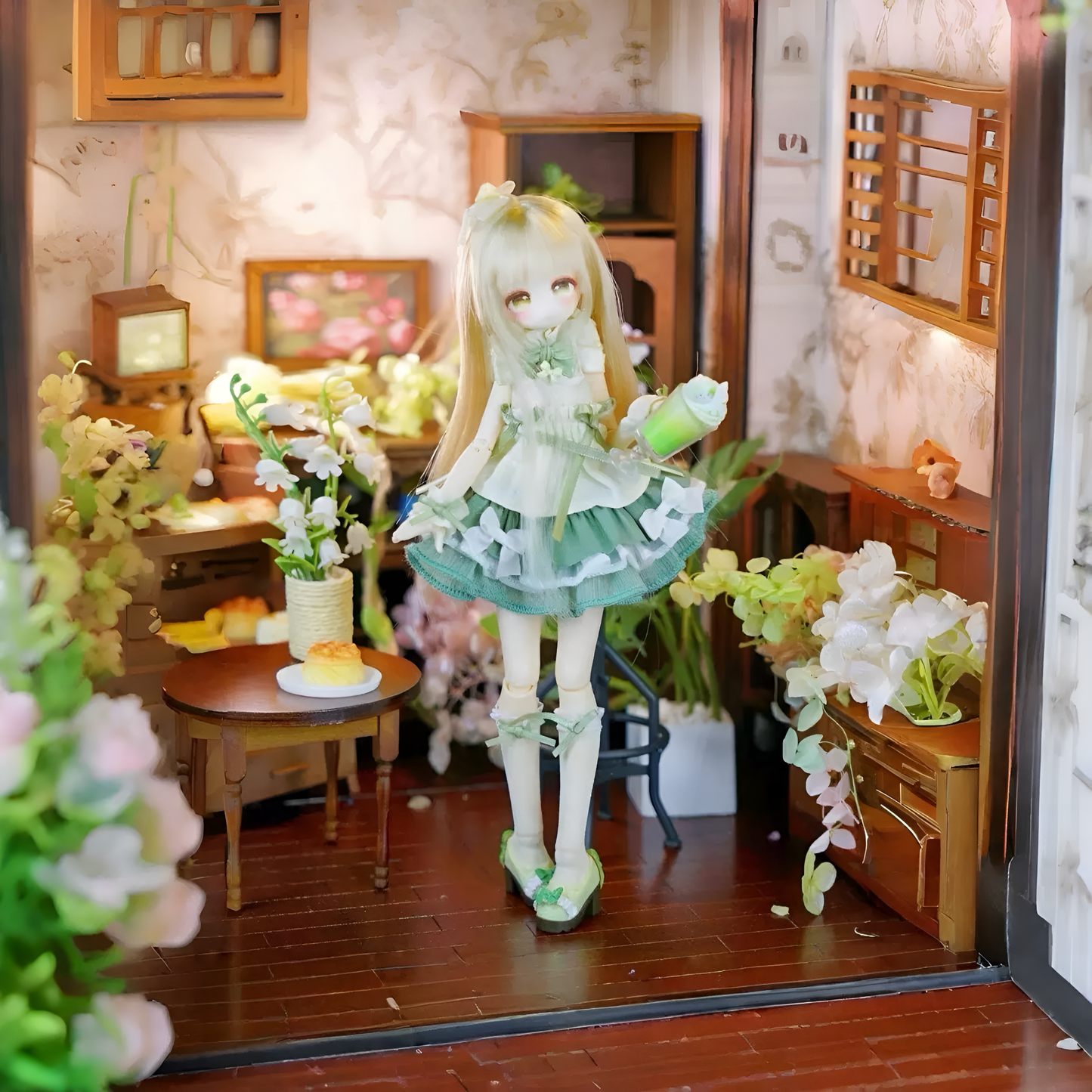 Momotale Four Seasons Tea House Story Series 1/8 Action Figure BJD Blind Box