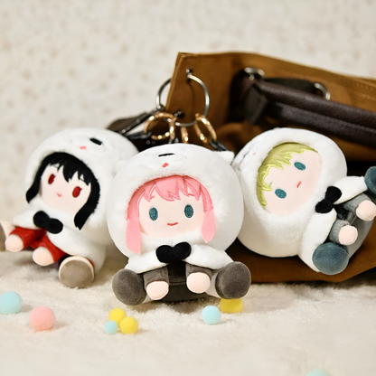 SPY×FAMILY Sitting in a Row Series Plush Keychain Blind Box