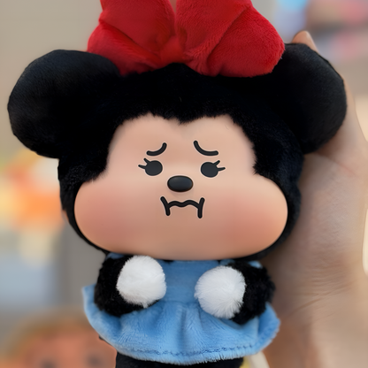 Disney Mickey & Minnie Pouty Series Plush Charm Blind Box
