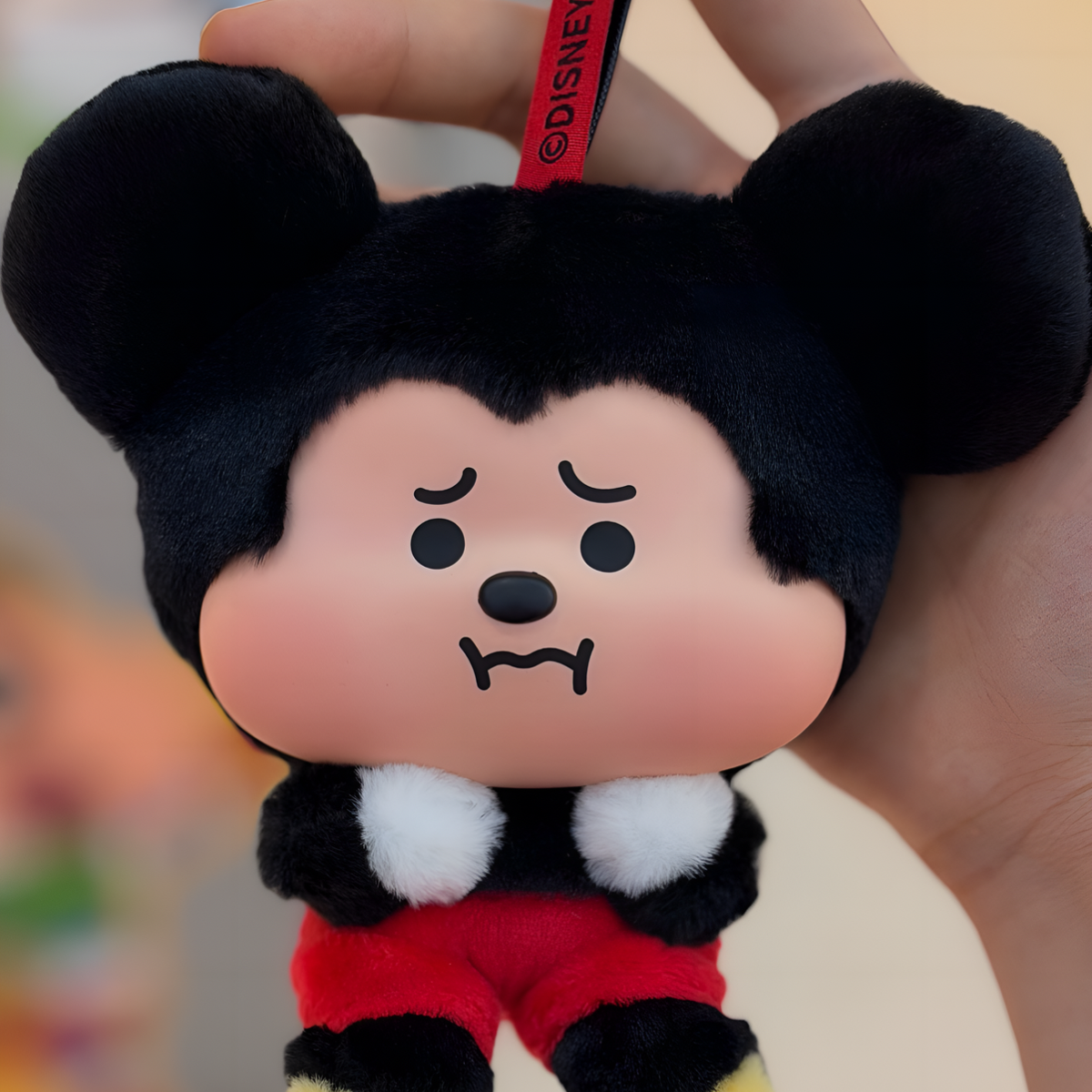 Disney Mickey & Minnie Pouty Series Plush Charm Blind Box