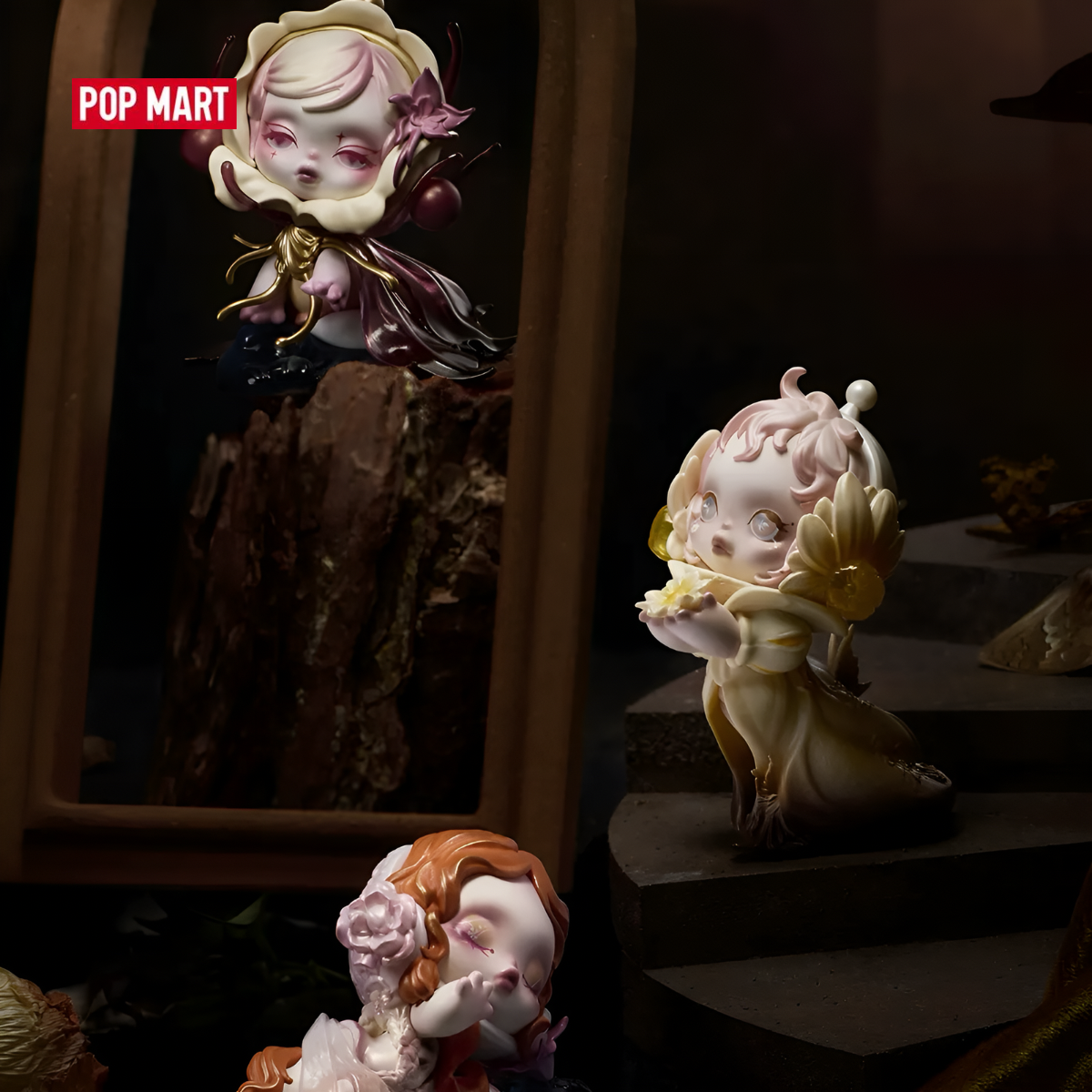 SKULLPANDA Petals in Four Acts Series Figures