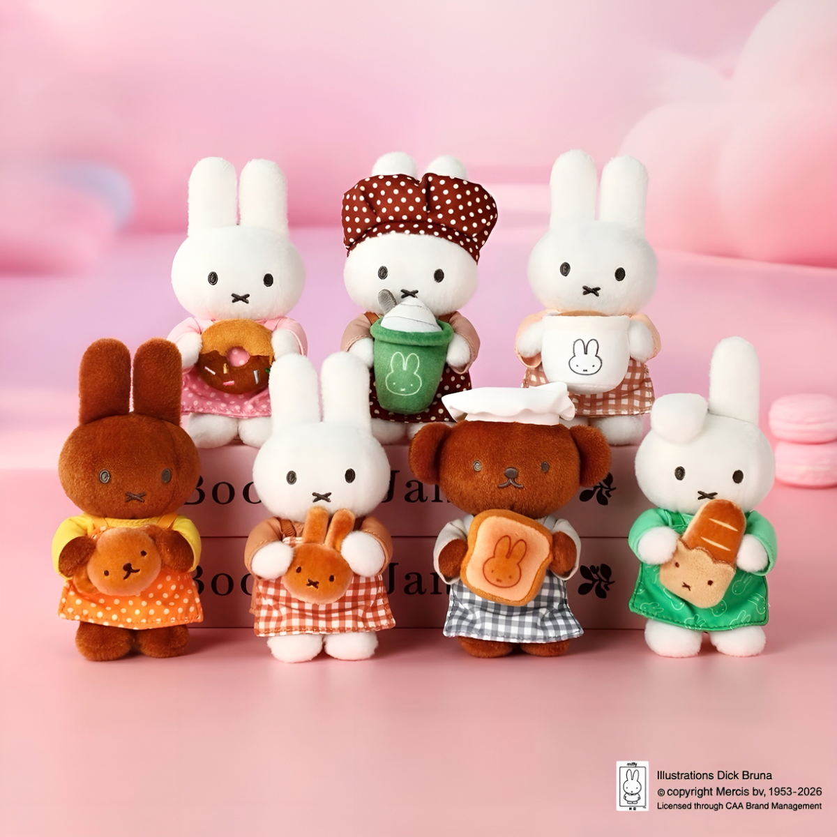 [AU STOCKS] Miffy Bakery Series Plush Keychains Blind Box