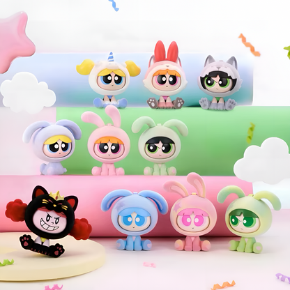 KAYOU PowerPuff Girls Claw Attack Series Face Changing Figures Blind Box