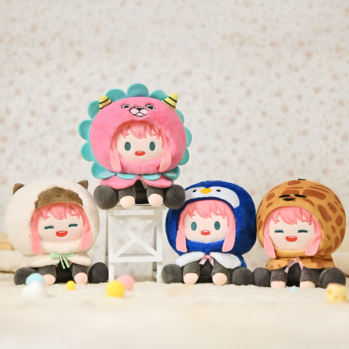 SPY×FAMILY Sitting in a Row Series Plush Keychain Blind Box