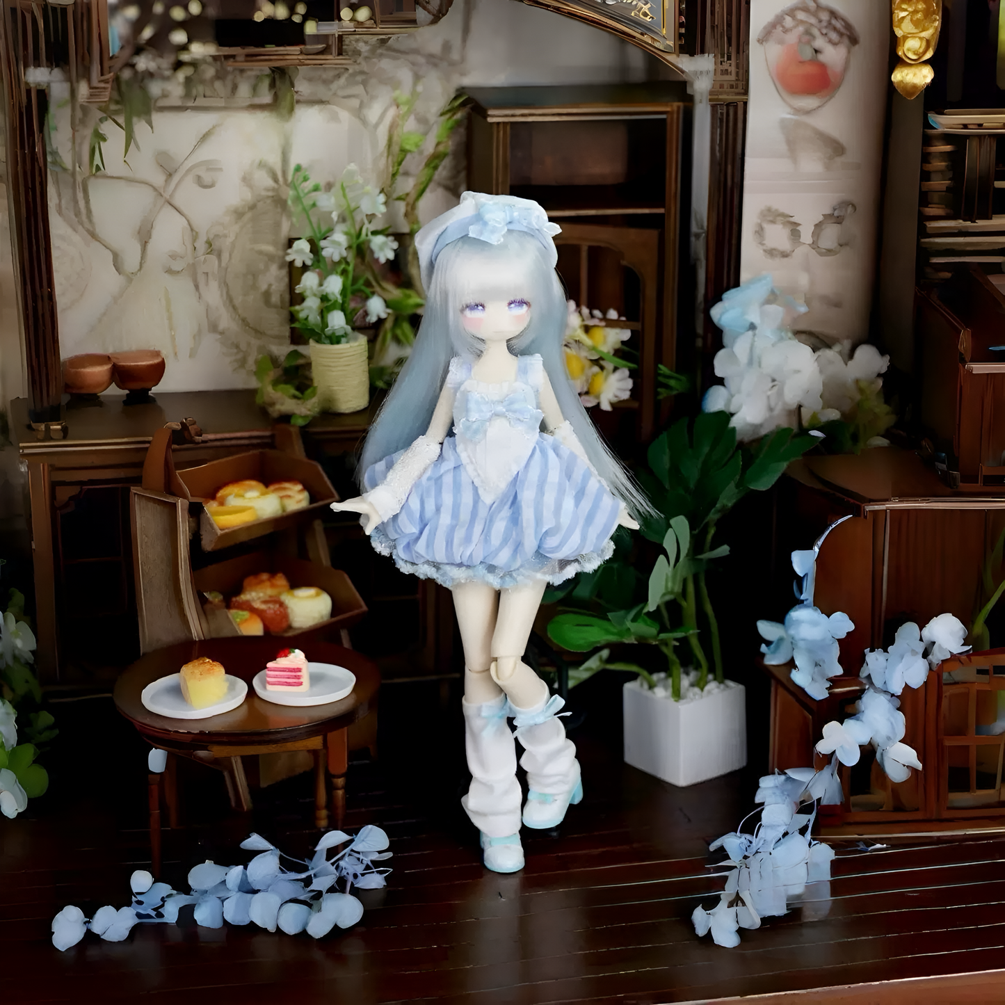 Momotale Four Seasons Tea House Story Series 1/8 Action Figure BJD Blind Box