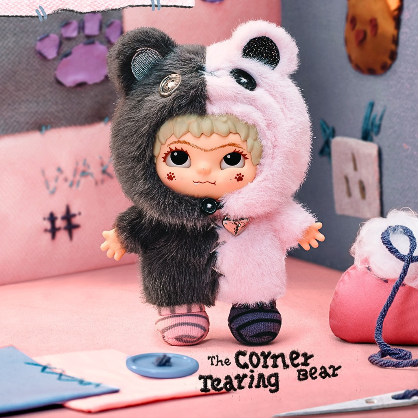WAKUKU The Handicraft World Series Pendant Plush Blind Box